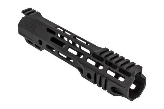 SLR Rifleworks Ion Hybrid series 9.5" M-LOK rail for the AR-15 with interrupted top rail with black anodized finish.